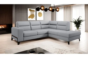 Anglika Sofa m. Sjeselong 4-seters - Grå - Møbler - Sofaer - Sofaer med sjeselong - 4 seters sofa med divan