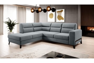 Anglika Sofa m. Sjeselong 4-seters - Grå - Møbler - Sofaer - Sofaer med sjeselong - 4 seters sofa med divan