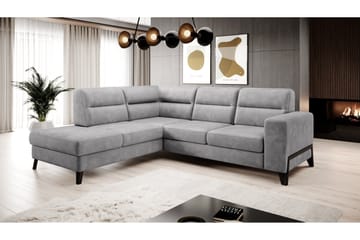 Anglika Sofa m. Sjeselong 4-seters - Grå - Møbler - Sofaer - Sofaer med sjeselong - 4 seters sofa med divan