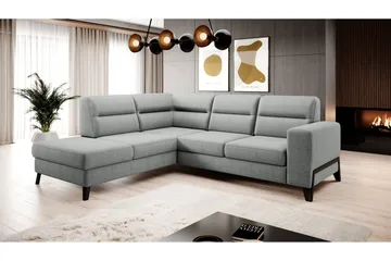 Anglika Sofa m. Sjeselong 4-seters - Grå - Møbler - Sofaer - Sofaer med sjeselong - 4 seters sofa med divan