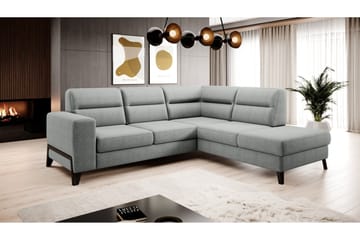 Anglika Sofa m. Sjeselong 4-seters - Grå - Møbler - Sofaer - Sofaer med sjeselong - 4 seters sofa med divan
