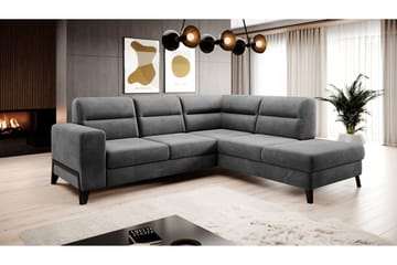 Anglika Sofa m. Sjeselong 4-seters - Grå - Møbler - Sofaer - Sofaer med sjeselong - 4 seters sofa med divan