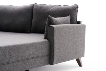 Antigua Divansofa Høyre - Antrasitt/Brun - Møbler - Sofaer - Sofaer med sjeselong - 4 seters sofa med divan