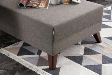 Antigua Divansofa Venstre - Brun - Møbler - Sofaer - Sofaer med sjeselong - 4 seters sofa med divan