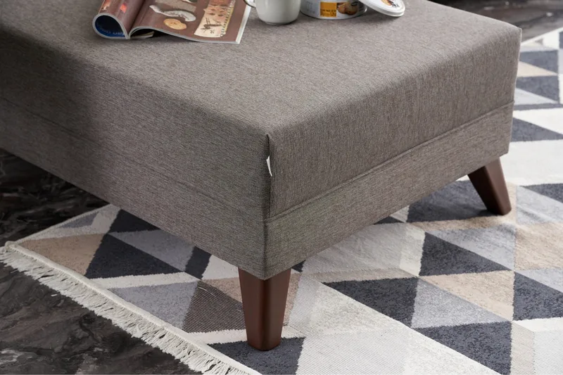 Antigua Divansofa Venstre - Brun - Møbler - Sofaer - Sofaer med sjeselong - 4 seters sofa med divan