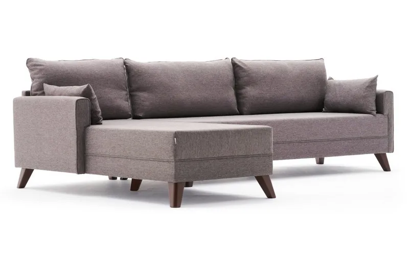 Antigua Divansofa Venstre - Brun - Møbler - Sofaer - Sofaer med sjeselong - 4 seters sofa med divan