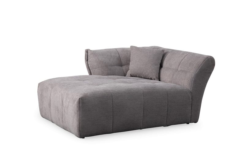 Azzo 4-seters Sofa med Divan - Lysegrå - Møbler - Sofaer - Sofaer med sjeselong - 4 seters sofa med divan