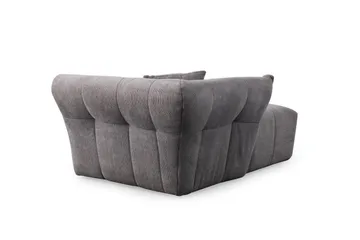 Azzo 4-seters Sofa med Divan - Lysegrå - Møbler - Sofaer - Sofaer med sjeselong - 4 seters sofa med divan