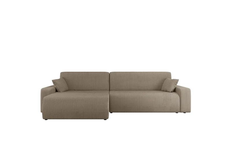Barile Sofa med Divan 3-seter - Beige - Møbler - Sofaer - Sofaer med sjeselong - 3 seters sofa med divan