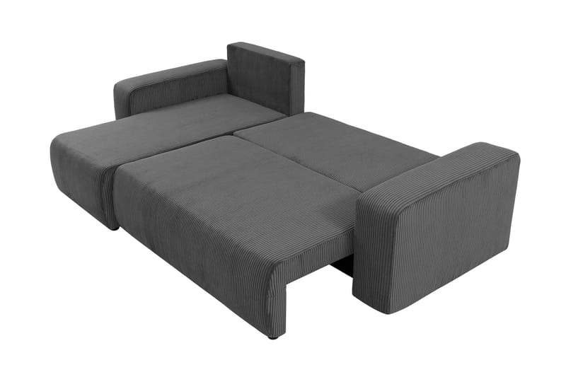 Barile Sofa med Divan 3-seter - Grå - Møbler - Sofaer - Sofaer med sjeselong - 3 seters sofa med divan