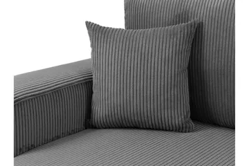 Barile Sofa med Divan 3-seter - Grå - Møbler - Sofaer - Sofaer med sjeselong - 3 seters sofa med divan