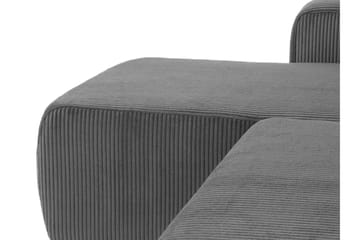 Barile Sofa med Divan 3-seter - Grå - Møbler - Sofaer - Sofaer med sjeselong - 3 seters sofa med divan