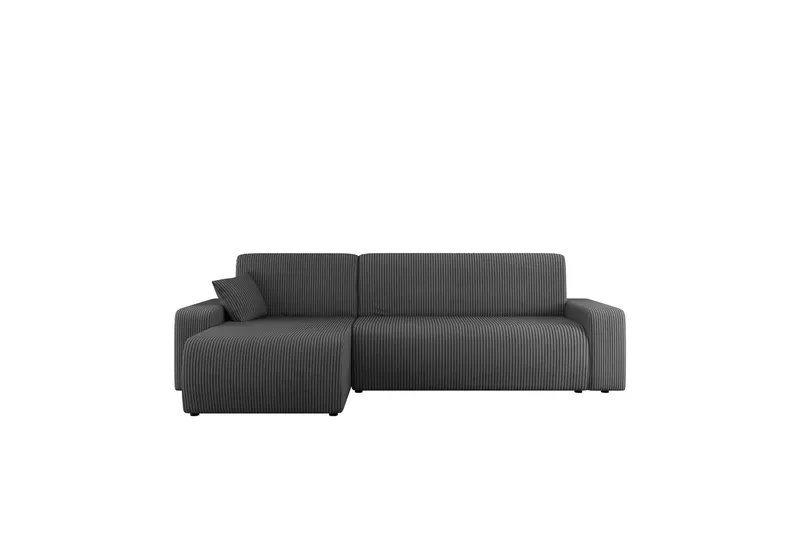 Barile Sofa med Divan 3-seter, Grå