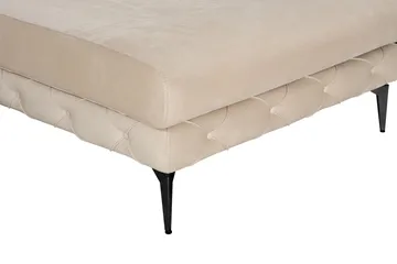 Beachport 3-seters Sofa med Høyre Sjeselong - Beige - Møbler - Sofaer - Sofaer med sjeselong - 3 seters sofa med divan