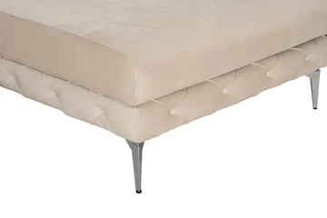 Beachport 3-seters Sofa med Høyre Sjeselong - Beige - Møbler - Sofaer - Sofaer med sjeselong - 3 seters sofa med divan