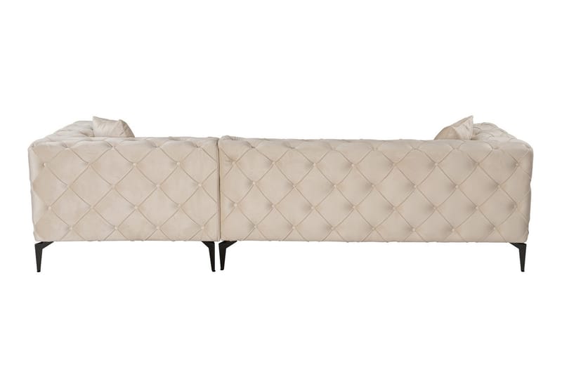 Beachport 3-seters Sofa med Høyre Sjeselong - Beige - Møbler - Sofaer - Sofaer med sjeselong - 3 seters sofa med divan