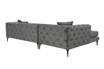 Beachport 3-seters Sofa med Venstre Sjeselong - Antrasitt - Møbler - Sofaer - Sofaer med sjeselong - 3 seters sofa med divan
