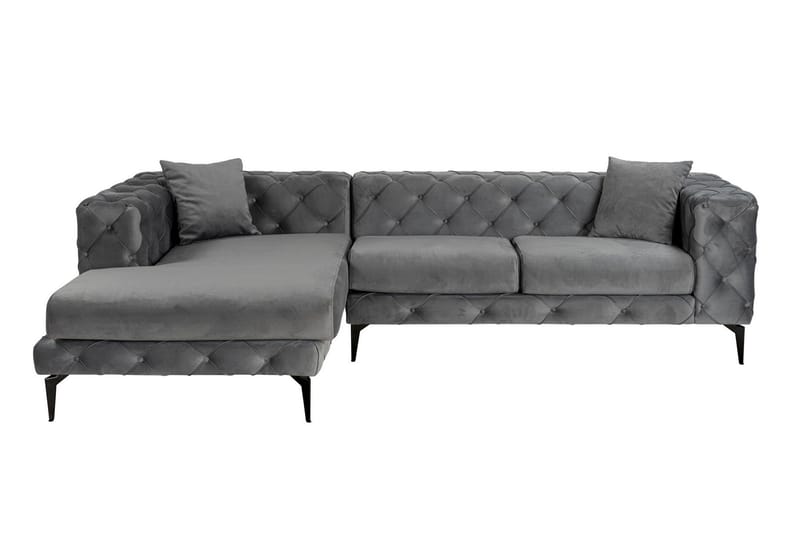 Beachport 3-seters Sofa med Venstre Sjeselong, Antrasitt