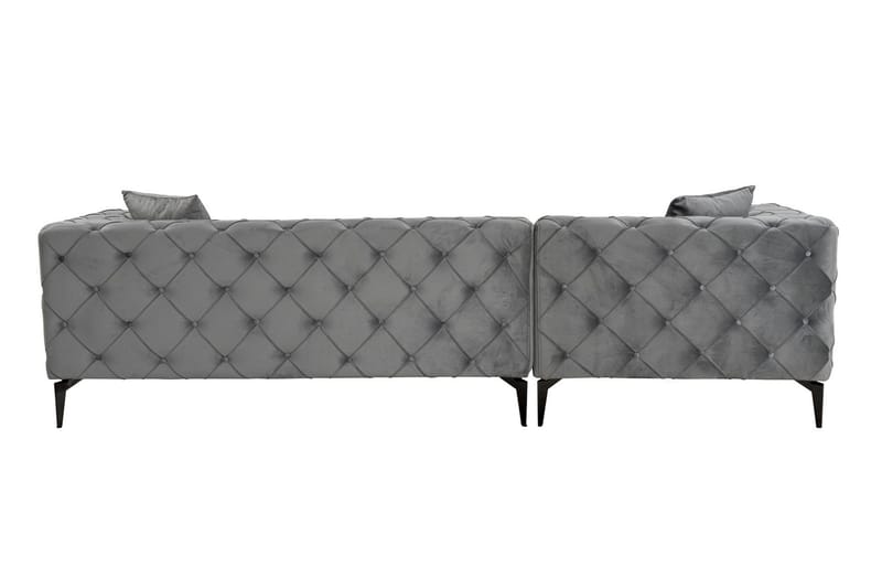 Beachport 3-seters Sofa med Venstre Sjeselong - Antrasitt - Møbler - Sofaer - Sofaer med sjeselong - 3 seters sofa med divan