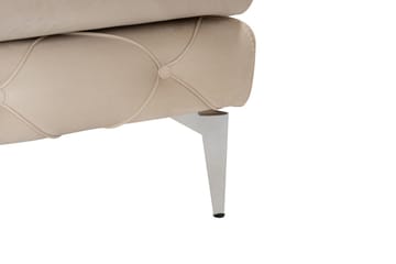 Beachport 3-seters Sofa med Venstre Sjeselong - Beige - Møbler - Sofaer - Sofaer med sjeselong - 3 seters sofa med divan