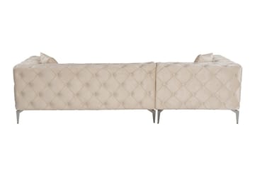 Beachport 3-seters Sofa med Venstre Sjeselong - Beige - Møbler - Sofaer - Sofaer med sjeselong - 3 seters sofa med divan