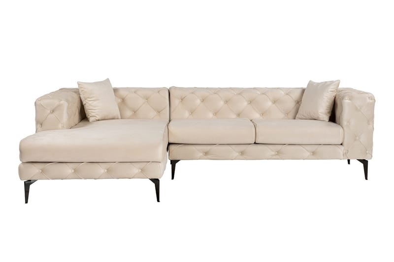 Beachport 3-seters Sofa med Venstre Sjeselong, Beige