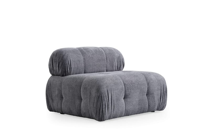 Belgin Sofa med Sjeselong 3-seter - Grå - Møbler - Sofaer - Sofaer med sjeselong - 3 seters sofa med divan
