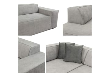 Bezvez 6-seters Sofa Venstre - Blå - Møbler - Sofaer - Sofaer med sjeselong - 4 seters sofa med divan