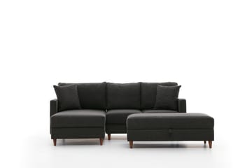 Braneles Sofa med Sjeselong 4-seter - Antrasitt - Møbler - Sofaer - Sofaer med sjeselong - 4 seters sofa med divan