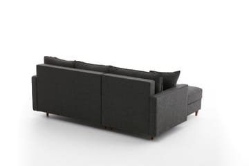 Braneles Sofa med Sjeselong 4-seter - Antrasitt - Møbler - Sofaer - Sofaer med sjeselong - 4 seters sofa med divan