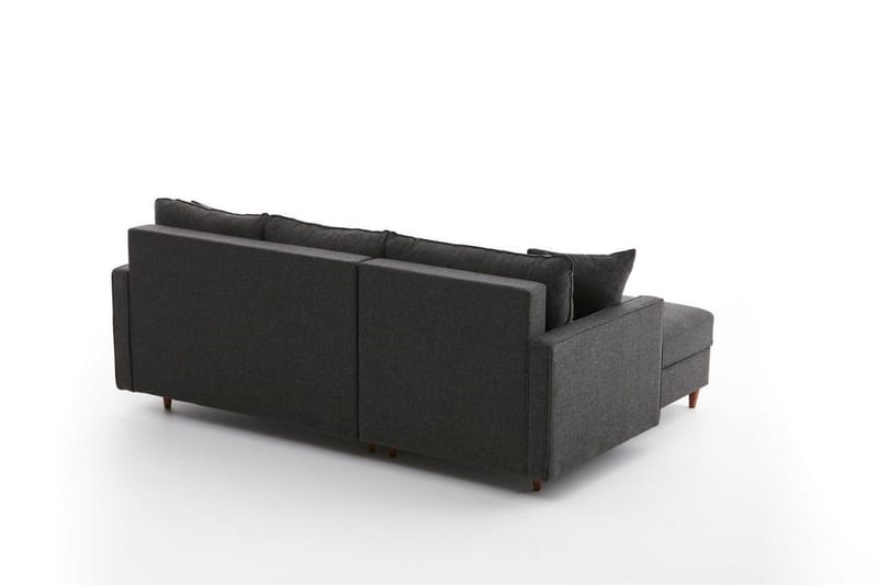 Braneles Sofa med Sjeselong 4-seter - Antrasitt - Møbler - Sofaer - Sofaer med sjeselong - 4 seters sofa med divan