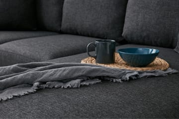Braneles Sofa med Sjeselong 4-seter - Antrasitt - Møbler - Sofaer - Sofaer med sjeselong - 4 seters sofa med divan