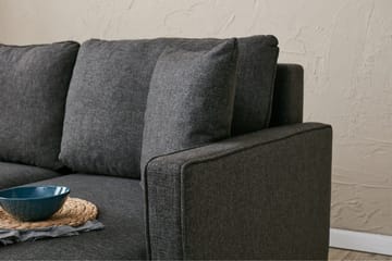 Braneles Sofa med Sjeselong 4-seter - Antrasitt - Møbler - Sofaer - Sofaer med sjeselong - 4 seters sofa med divan