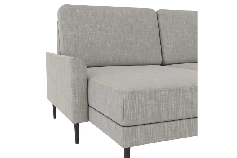 Brynjar Sofa - Grå - Møbler - Sofaer - Sofaer med sjeselong - 2 seters sofa med divan