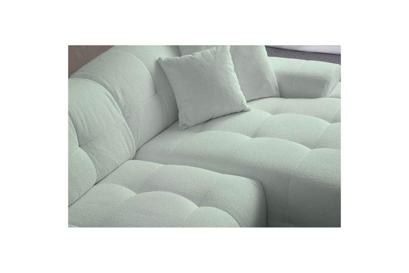 Buddy Sofa med Divan 4-seter - Grønn - Møbler - Sofaer - Sofaer med sjeselong - 4 seters sofa med divan