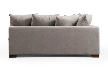 Castelloli 4-seter U-formet Hjørnesofa med Divan og Sjeselong i Stoff - Lysegrå - Møbler - Sofaer - Hjørnesofaer - Hjørnesofa med divan