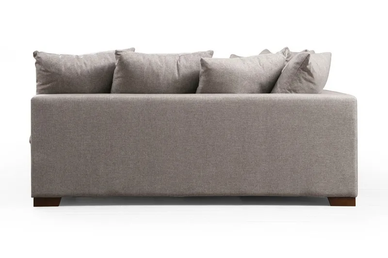 Castelloli 4-seter U-formet Hjørnesofa med Divan og Sjeselong i Stoff - Lysegrå - Møbler - Sofaer - Hjørnesofaer - Hjørnesofa med divan