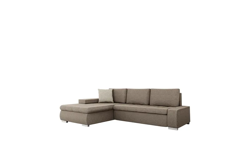 Cerys Sofa med Divan 3-seter, Brun/Beige