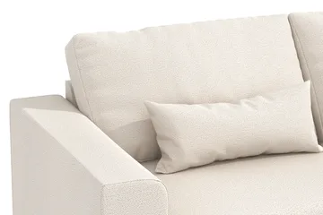 Copenhagen 4-seters Høyrevendt L-formet Divansofa i Stoff - Beige - Møbler - Sofaer - Sofaer med sjeselong - 4 seters sofa med divan