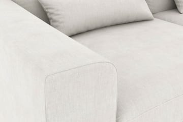 Copenhagen 4-seters Høyrevendt L-formet Divansofa i Stoff - Lys grå - Møbler - Sofaer - Sofaer med sjeselong - 4 seters sofa med divan