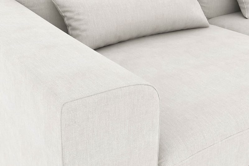 Copenhagen 4-seters Høyrevendt L-formet Divansofa i Stoff - Lys grå - Møbler - Sofaer - Sofaer med sjeselong - 4 seters sofa med divan