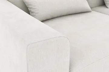 Copenhagen 4-seters Høyrevendt L-formet Divansofa i Stoff - Lys grå - Møbler - Sofaer - Sofaer med sjeselong - 4 seters sofa med divan