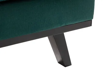 Copenhagen 4-seters Høyrevendt L-formet Sjeselongsofa i Fløyel - Grønn - Møbler - Sofaer - Sofaer med sjeselong - 4 seters sofa med divan