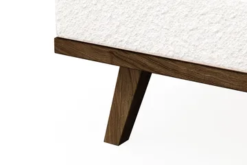 Copenhagen 4-seters Venstrevendt L-formet Divansofa i Bouclé - Hvit - Møbler - Sofaer - Sofaer med sjeselong - 4 seters sofa med divan