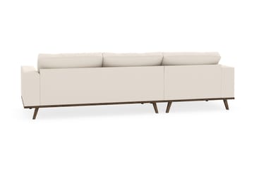 Copenhagen 4-seters Venstrevendt L-formet Divansofa i Manchester - Beige - Møbler - Sofaer - Sofaer med sjeselong - 4 seters sofa med divan