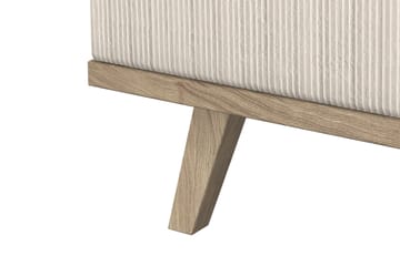 Copenhagen 4-seters Venstrevendt L-formet Divansofa i Manchester - Beige - Møbler - Sofaer - Sofaer med sjeselong - 4 seters sofa med divan