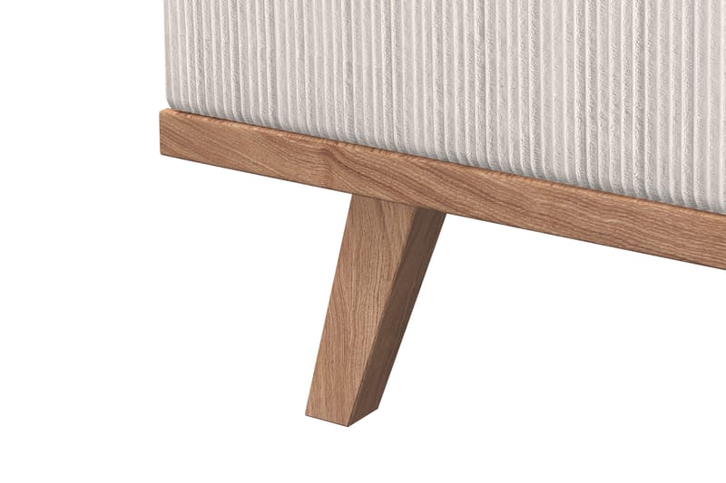Copenhagen 4-seters Venstrevendt L-formet Divansofa i Manchester - Beige - Møbler - Sofaer - Sofaer med sjeselong - 4 seters sofa med divan