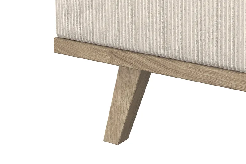 Copenhagen 4-seters Venstrevendt L-formet Divansofa i Manchester - Beige - Møbler - Sofaer - Sofaer med sjeselong - 4 seters sofa med divan