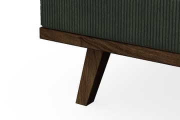 Copenhagen 4-seters Venstrevendt L-formet Divansofa i Manchester - Mørk grønn - Møbler - Sofaer - Sofaer med sjeselong - 4 seters sofa med divan