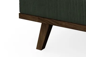 Copenhagen 4-seters Venstrevendt L-formet Divansofa i Manchester - Mørk grønn - Møbler - Sofaer - Sofaer med sjeselong - 4 seters sofa med divan